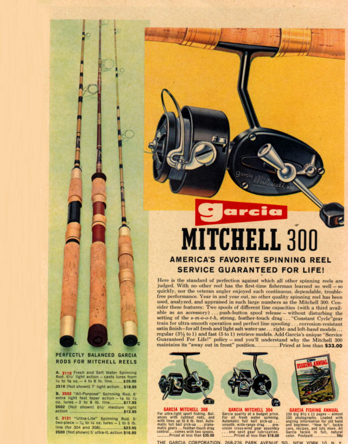 Garcia Mitchell reel reels